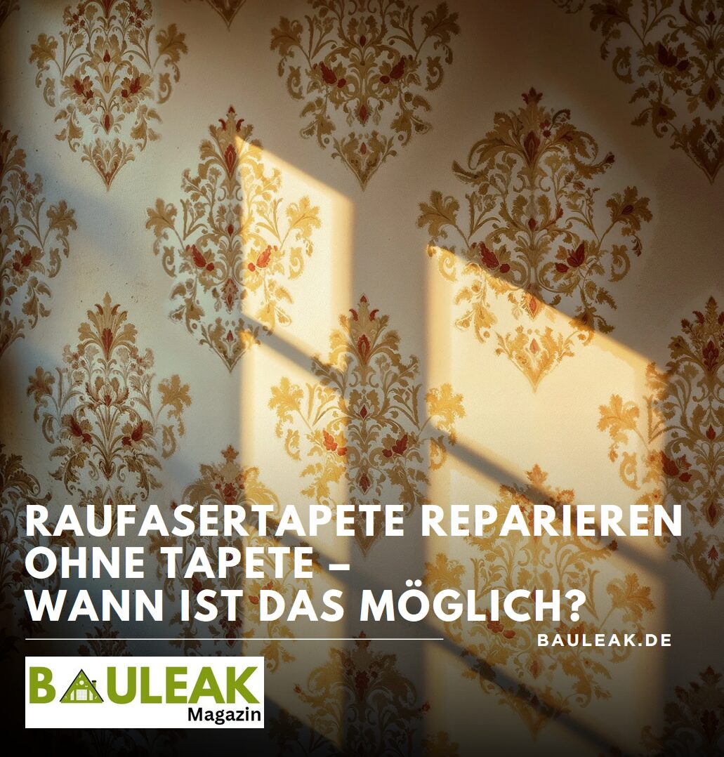 Raufasertapete reparieren ohne Tapete – wann ist das möglich? Raufasertapete reparieren ohne Tapete – wann ist das möglich?