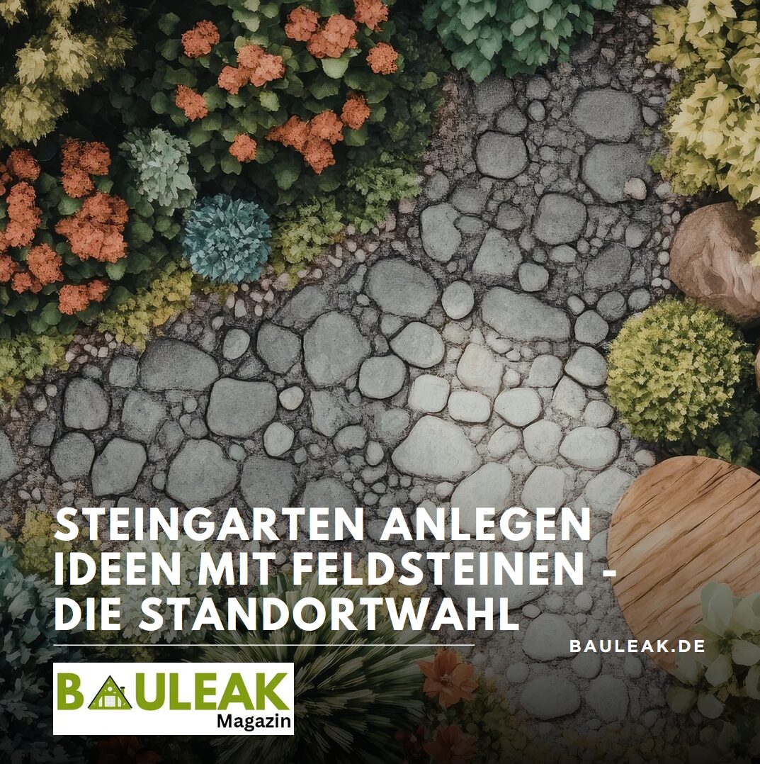 Steingarten anlegen Ideen mit Feldsteinen - die Standortwahl Steingarten anlegen Ideen mit Feldsteinen - die Standortwahl
