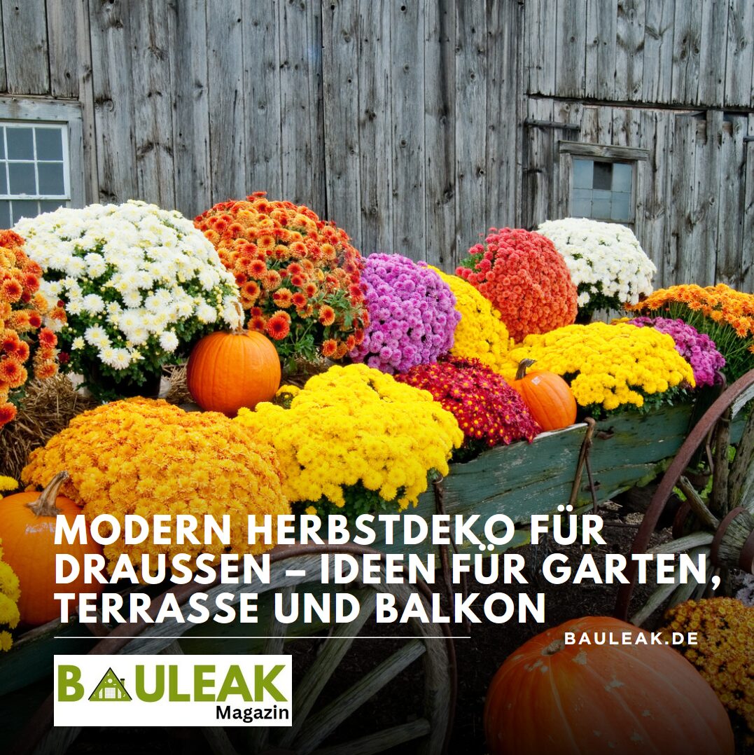 Modern Herbstdeko für draußen – Ideen für Garten, Terrasse und Balkon Modern Herbstdeko für draußen – Ideen für Garten, Terrasse und Balkon