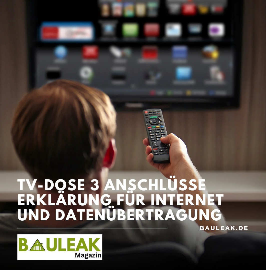 TV-Dose 3 Anschlüsse Erklärung für Internet und Datenübertragung TV-Dose 3 Anschlüsse Erklärung für Internet und Datenübertragung